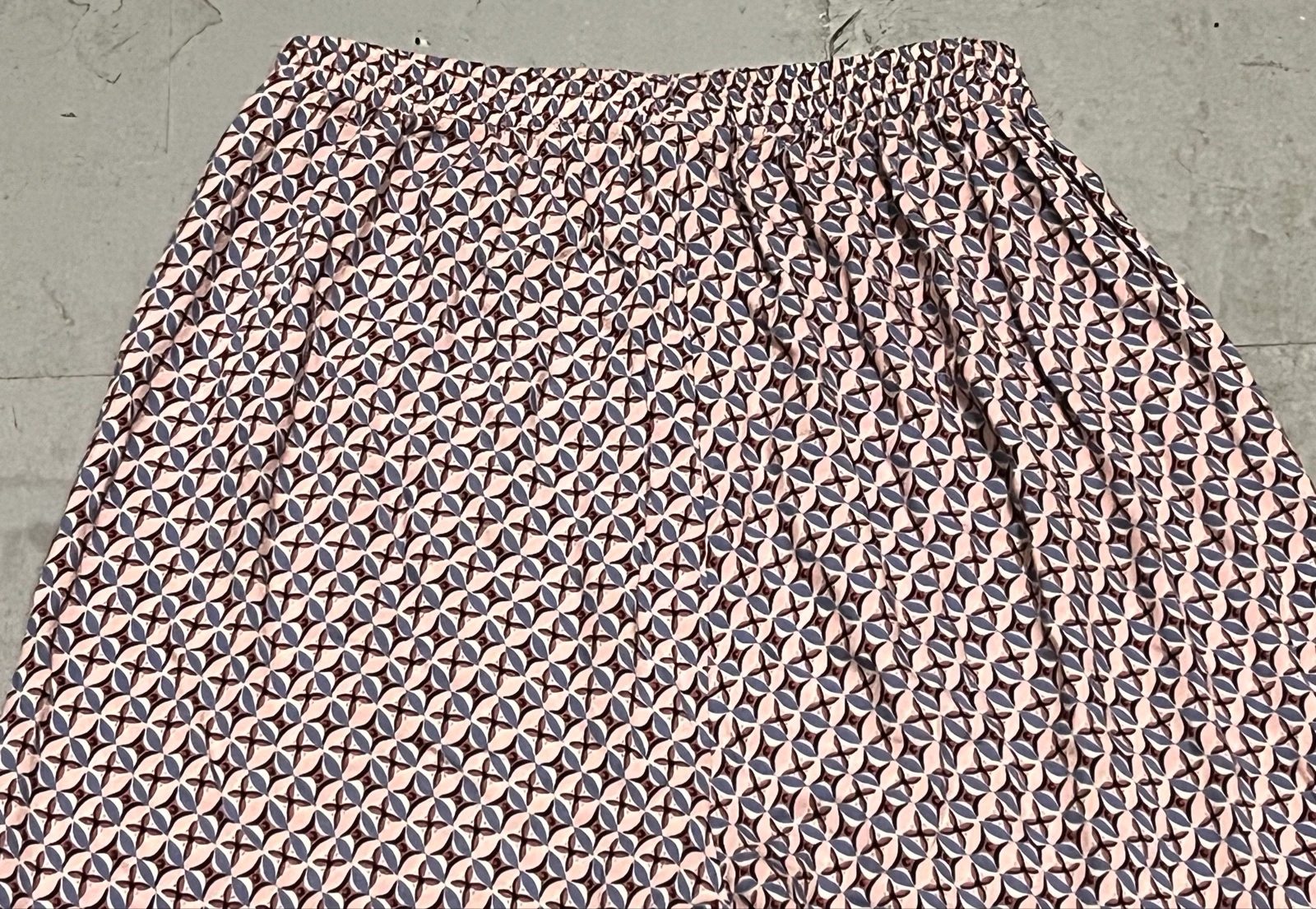 Wide-leg trousers with geometric print – photo 9